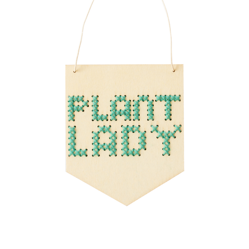 Plant Lady Embroidery Board Kit