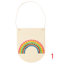 Load image into Gallery viewer, Rainbow banner embroidery board kit