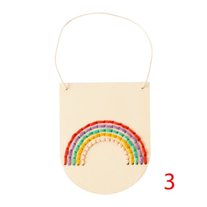 Rainbow banner embroidery board kit