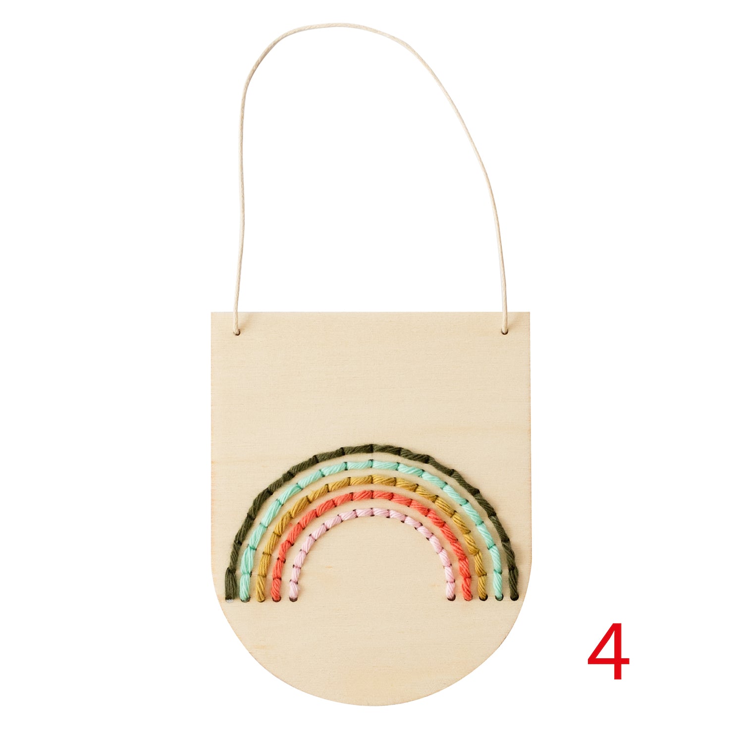 Rainbow banner embroidery board kit