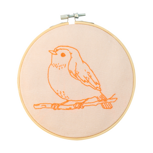 Robin Embroidery Hoop Kit