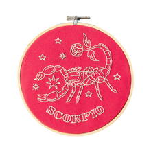 Load image into Gallery viewer, Scorpio Embroidery Hoop Kit