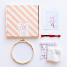 Load image into Gallery viewer, Take Your Dreams Seriously Embroidery Hoop Kit