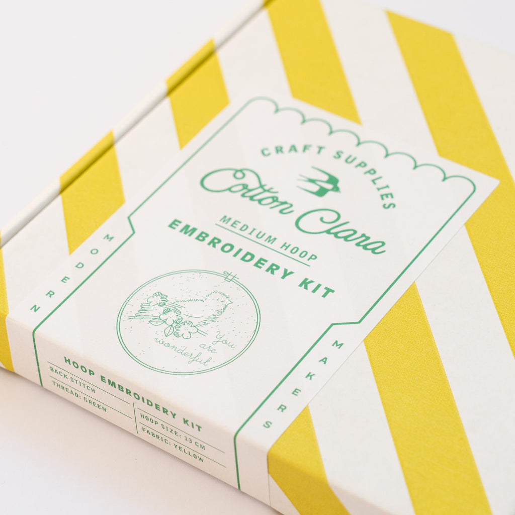 You Are Wonderful Embroidery Hoop Kit