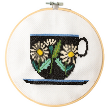 Load image into Gallery viewer, Teacup Brie Harrison Cross Stitch Kit