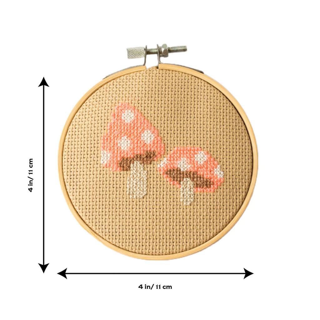Toadstool Cross Stitch Kit