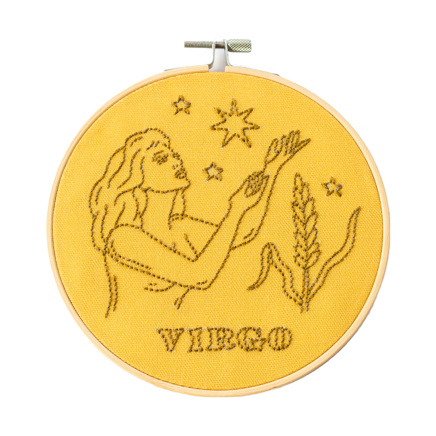 Virgo Embroidery Hoop Kit