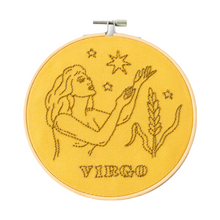 Load image into Gallery viewer, Virgo Embroidery Hoop Kit